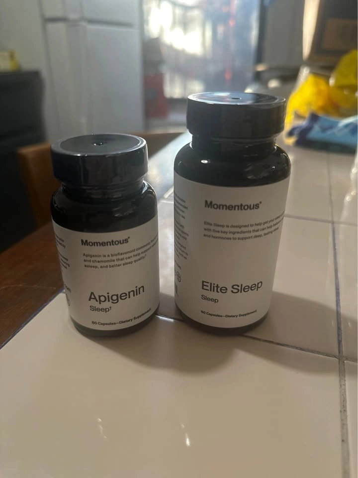 Momentous Apigenin Sleep and Momentous Elite Supplements