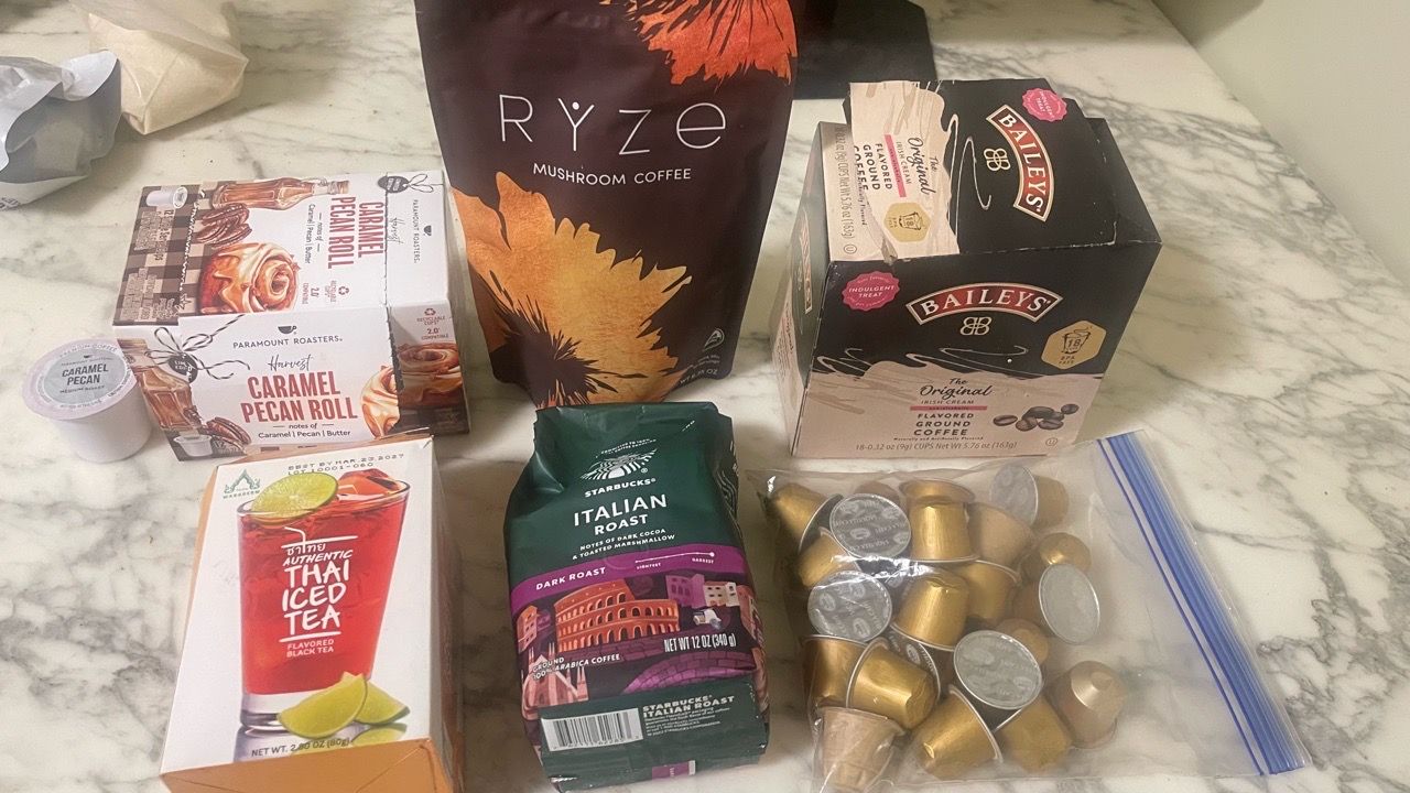 Lots of Coffee limited edition pods & beans and tea
