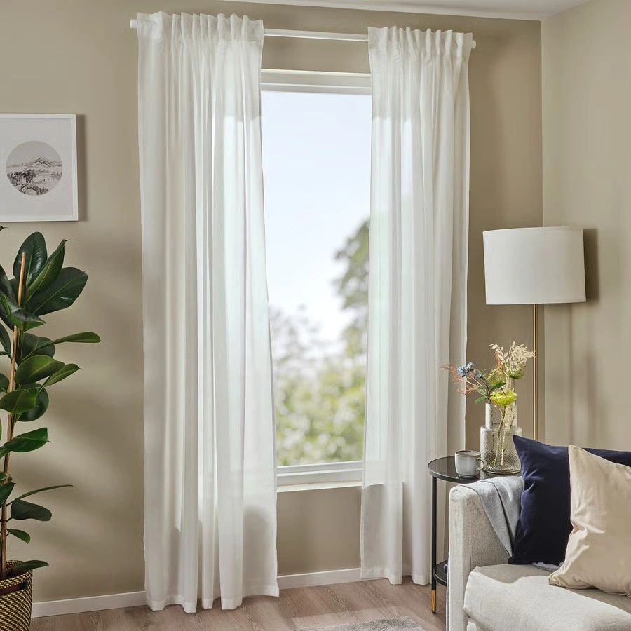 IKEA ROSENROBINIA Sheer curtains 57"x98" - photo 2