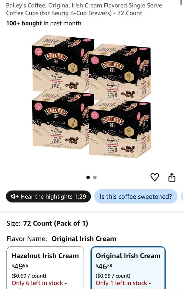 Limited Edition Coffee Pods - Caramel Pecan Roll & Baileys - photo 3