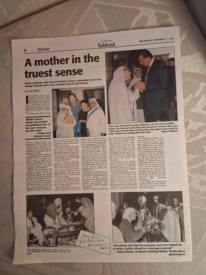 Vintage 1997 Gulf News Tabloid Commemorative Newspaper - Mother - photo 4