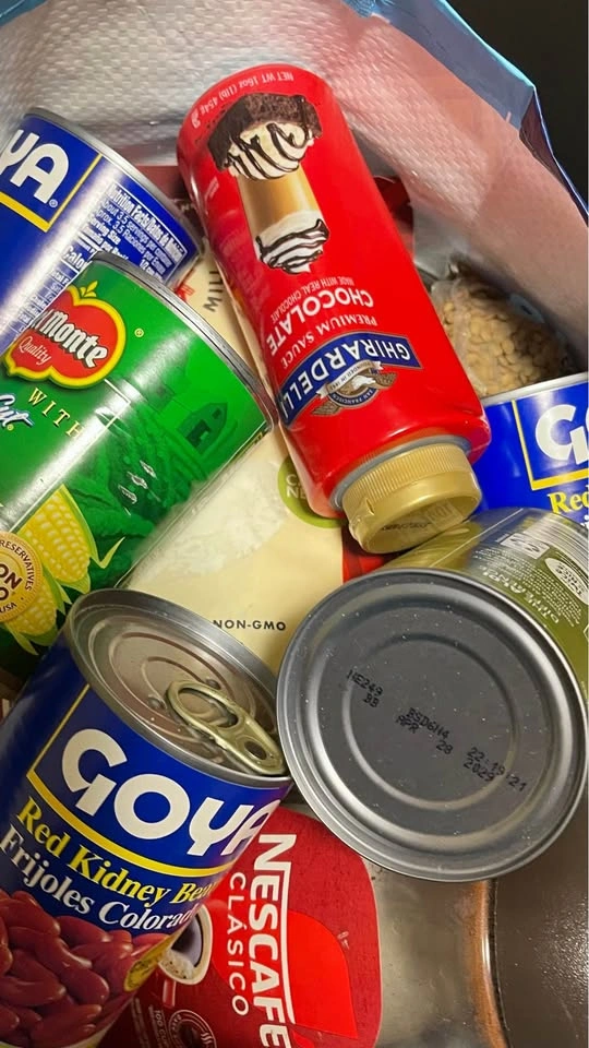 Large Bag of Free Food, Coffee, Cans, Sauces - photo 3