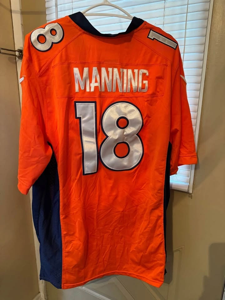 Peyton Manning #18 Denver Broncos NFL Nike Jersey Mens Large - photo 2