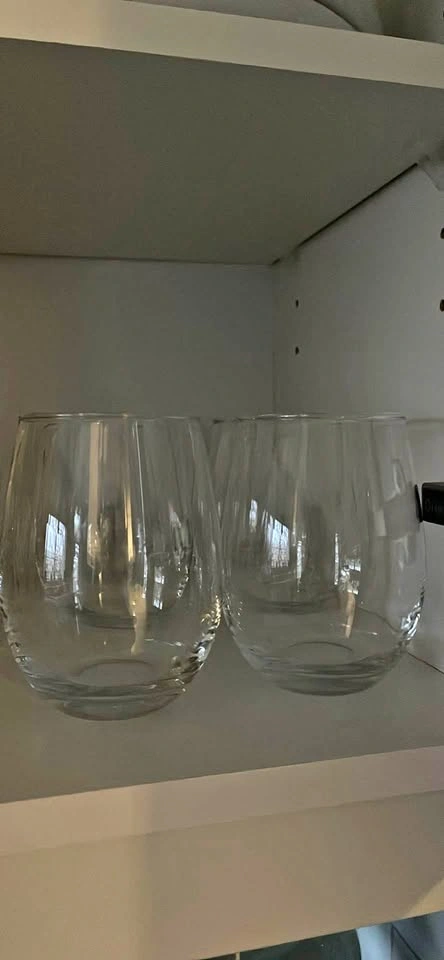Set of 6 Stemless Wine Glasses