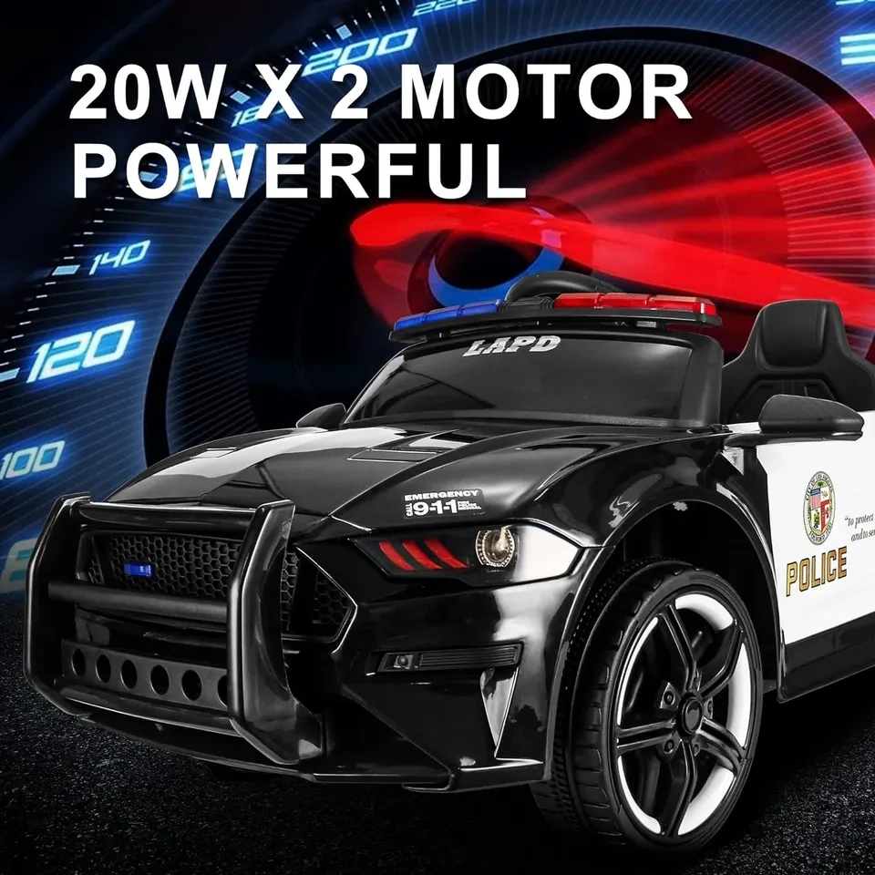 Kool Kars LAPD 12V Ride On Police Cruiser with Remote - photo 5