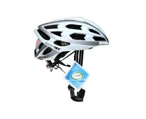 Medium Adult SafeTec Smart Bike Helmet With Bluetooth, New