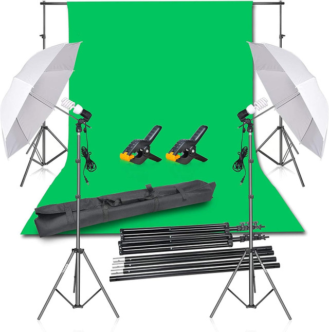 Video Backdrop & Lighting Kit - perf for video/content