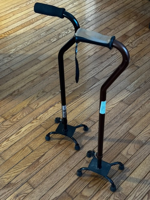 Accessibility canes and walkers, FREE or $5-10 each