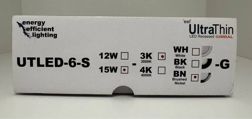 6” UltraThin LED Recessed Gimbal Pot Lights Several Boxes - photo 4