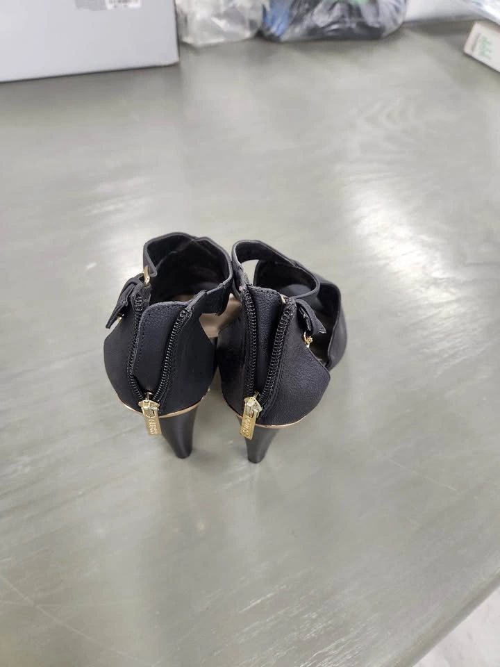 Guess Black Peep Toe Heeled Shoes Size 7M - photo 2