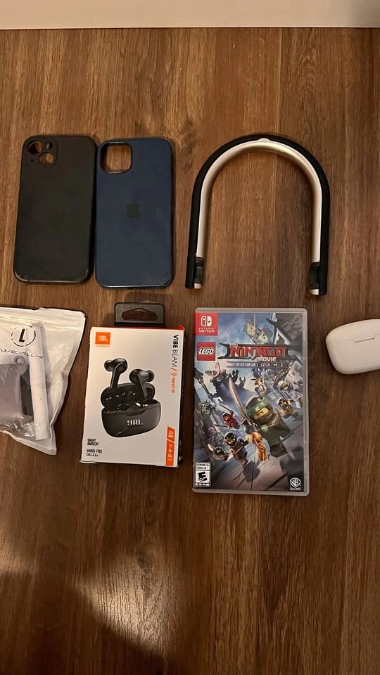 Tech Bundle - iPhone Cases, Earbuds, Switch Game & Stand