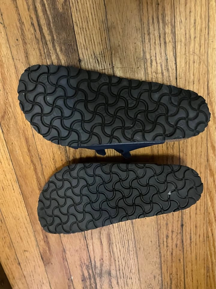 Navy Blue, Birkenstock Florida Sandals Size 36 - photo 4