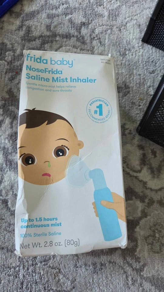Frida Baby NoseFrida Saline Mist Inhaler - Open box but unused - photo 2