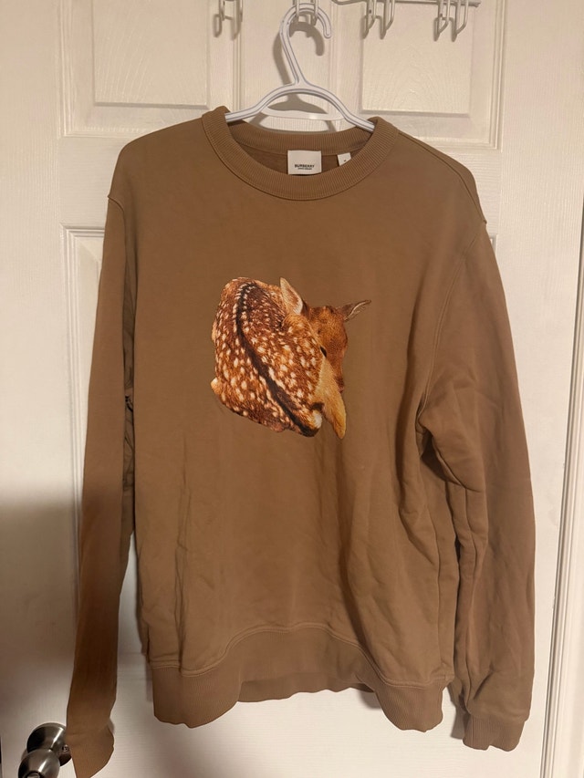 Burberry Deer Print Sweatshirt