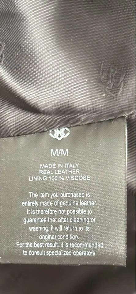 Leather bomber jacket made in Italy - New - photo 5