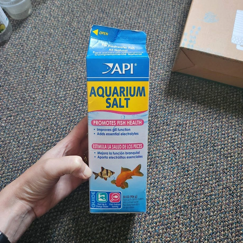 Aquarium Salt Used less than 20%