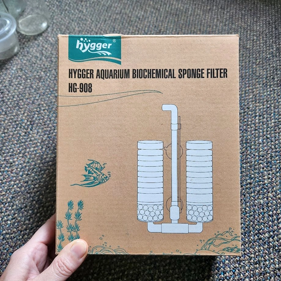 Hygger Used Sponge filter for Aquariums