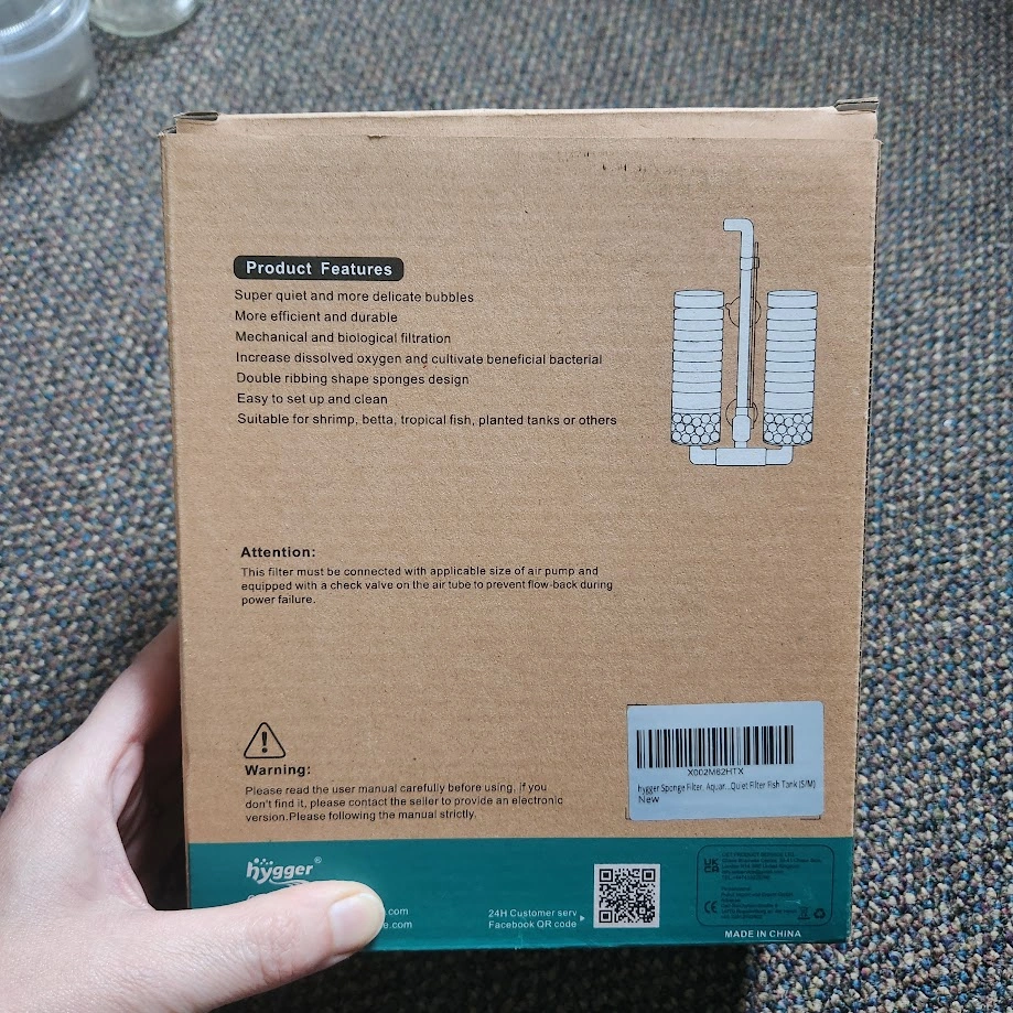 Hygger Used Sponge filter for Aquariums - photo 2