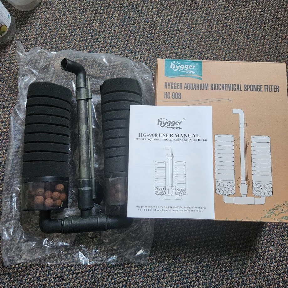 Hygger Used Sponge filter for Aquariums - photo 3