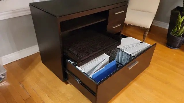 BDi Sequel 20 Multi-function lateral file cabinet in charcoal - photo 4