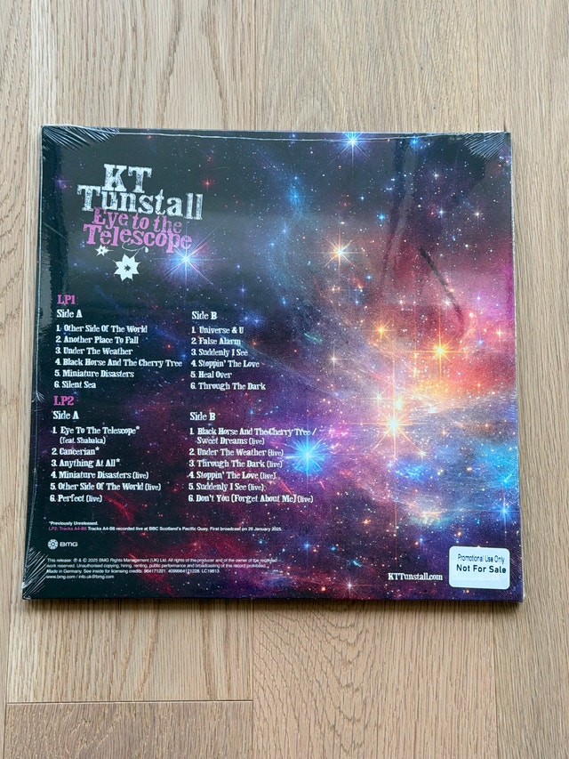 KT Tunstall – Eye to the Telescope ( “Stargazer”) 2LP Vinyl - photo 2