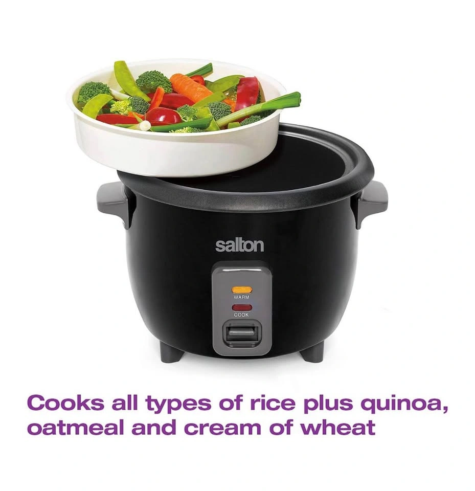 2 x Salton 6-Cup Rice Cooker (Black) - photo 2