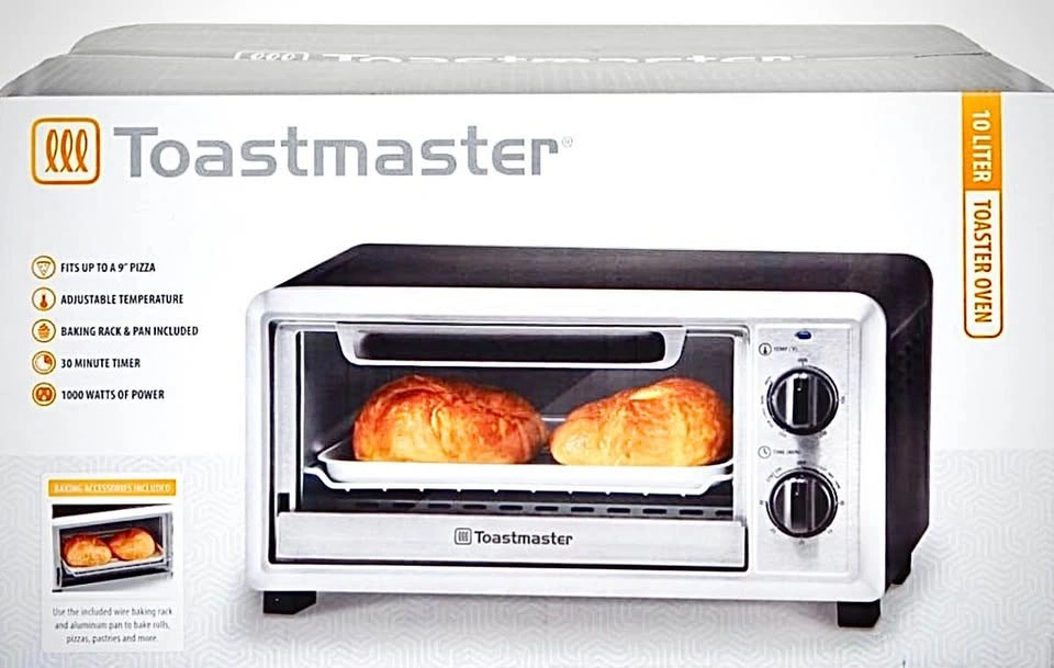 Toastmaster 10-Litre Toaster Oven (Black/Silver) - photo 2