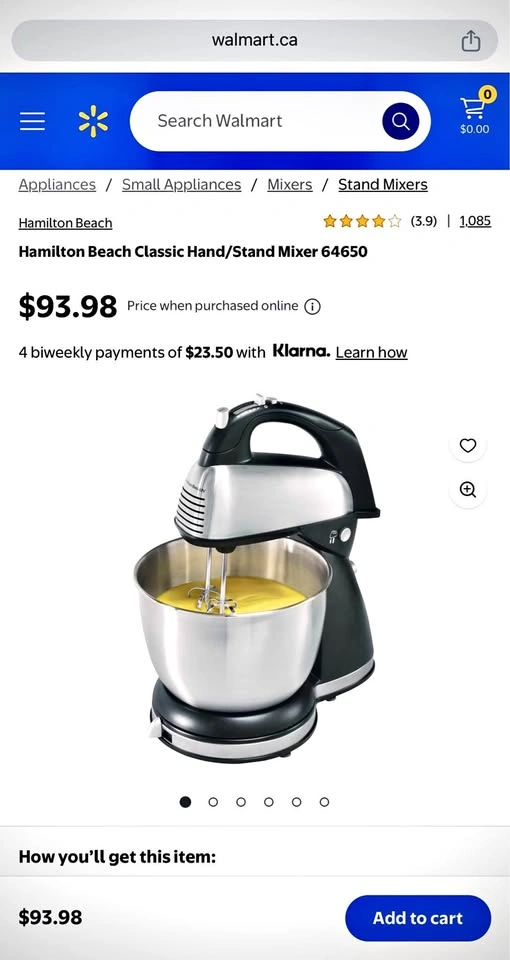 Hamilton Beach Stainless Steel 2-in-1 Hand/Stand Mixer
