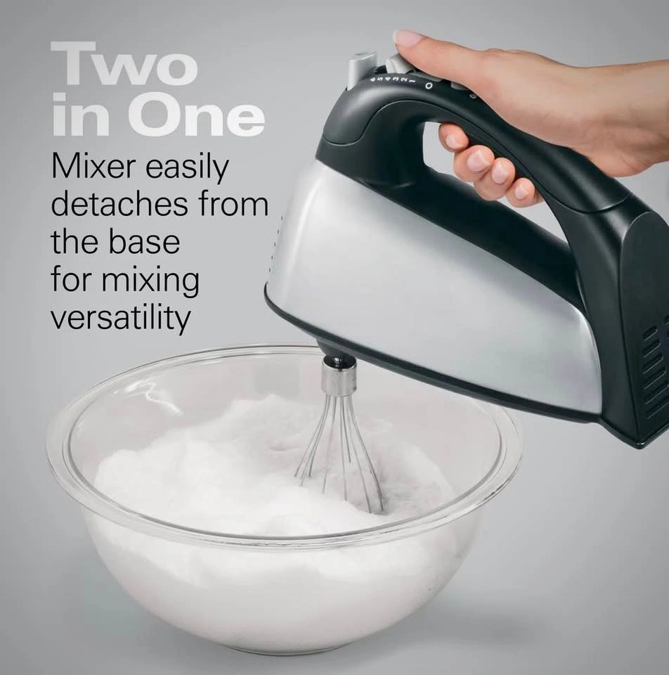 Hamilton Beach Stainless Steel 2-in-1 Hand/Stand Mixer - photo 2