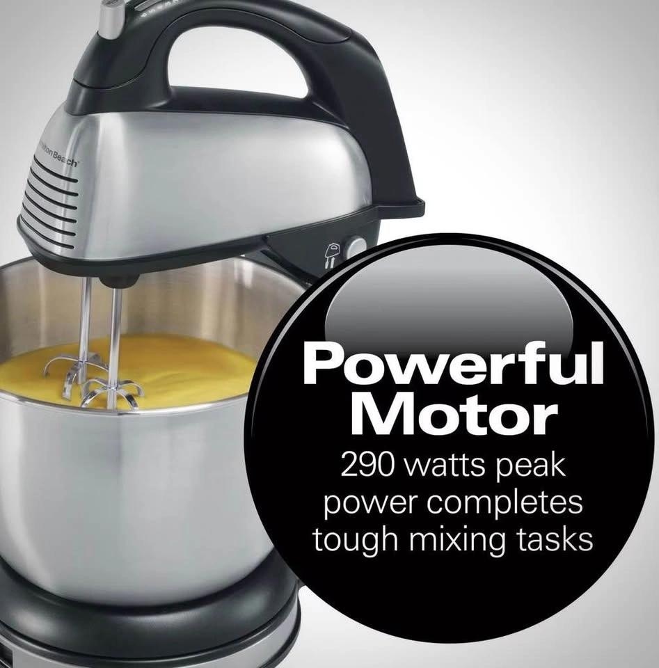 Hamilton Beach Stainless Steel 2-in-1 Hand/Stand Mixer - photo 3