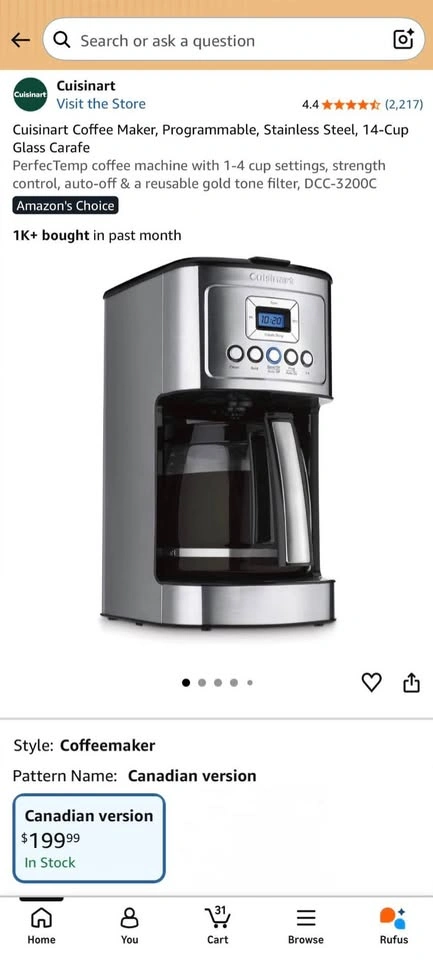 Cuisinart Stainless Steel 14-Cup Programmable Coffee Maker - photo 2
