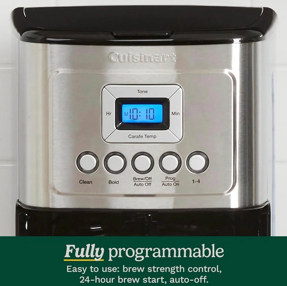 Cuisinart Stainless Steel 14-Cup Programmable Coffee Maker - photo 3