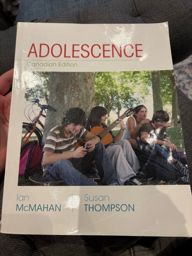 Adolescence Canadian Edition by Ian McMahan and Susan Thompson