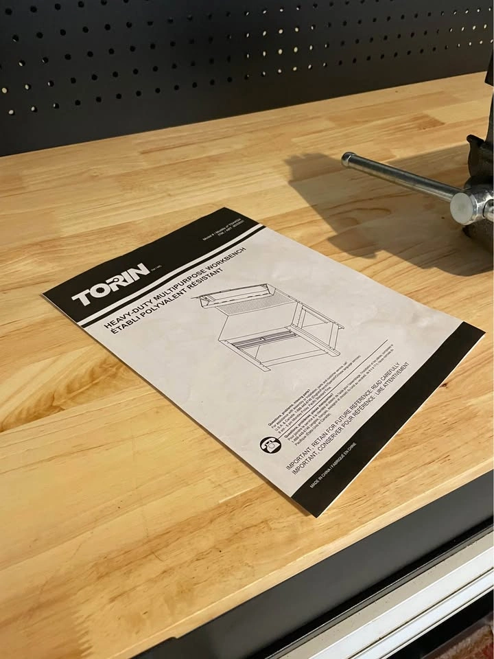 Torin Garage Workbench with 6-inch Vise - photo 4