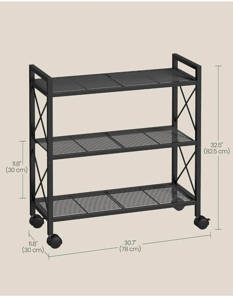 3 tier Metal storage rack - photo 2