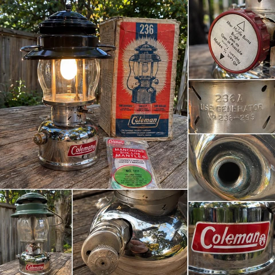 Vintage Canadian Coleman 236A Major Lantern - photo 2