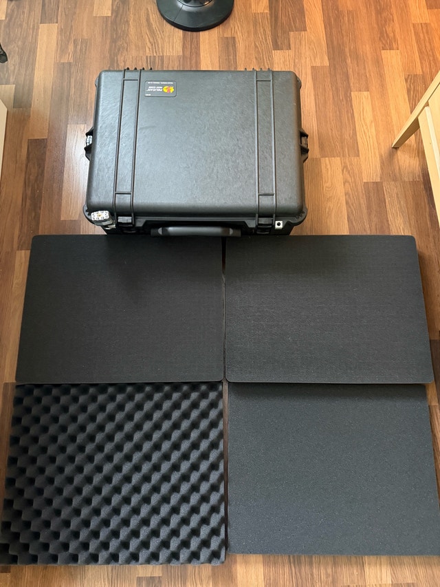 Pelican 1600 Protector Case with new foam