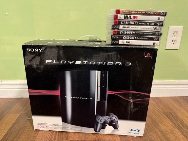 Sony PlayStation 3 40GB Console with 6 Games