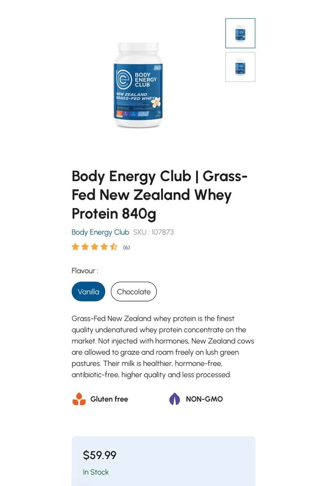 Grass-Fed New Zealand Whey Protein - photo 3