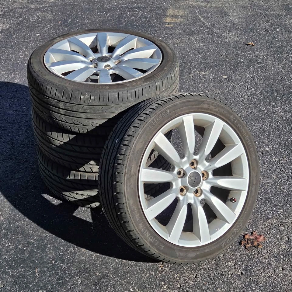 Mitsubishi Lancer GTS OEM 18” Alloy Wheels 215/45R18 Tires