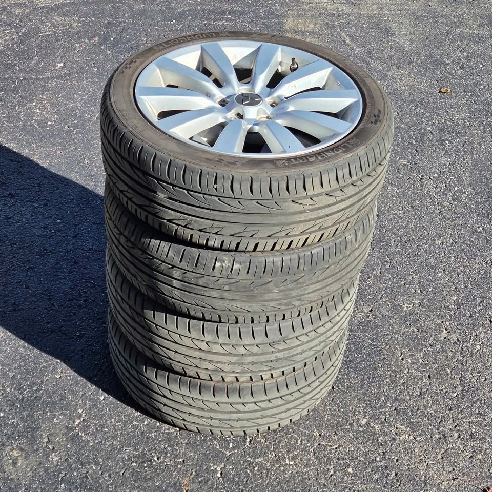 Mitsubishi Lancer GTS OEM 18” Alloy Wheels 215/45R18 Tires - photo 5