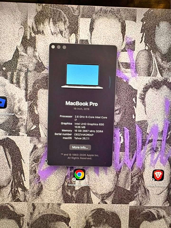 2019 16-inch MacBook Pro