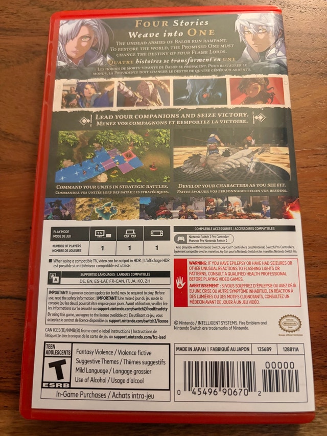 Fire Emblem Fortune's Weave Nintendo Switch 2 - photo 2