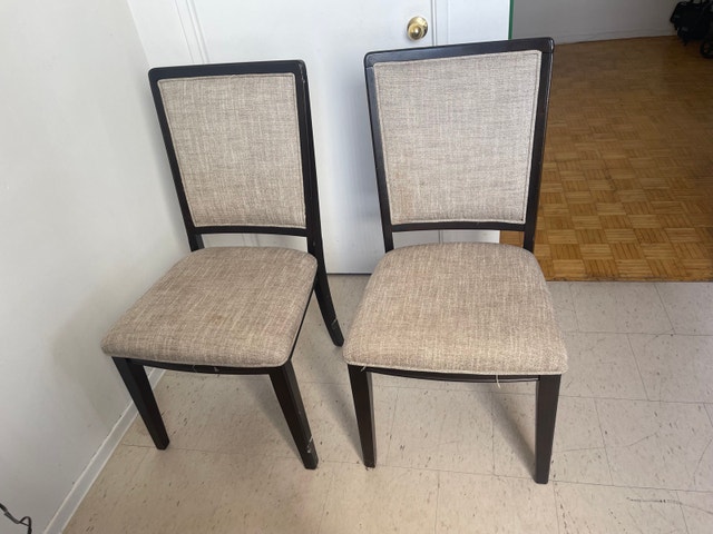 TWO (2) DINING CHAIRS