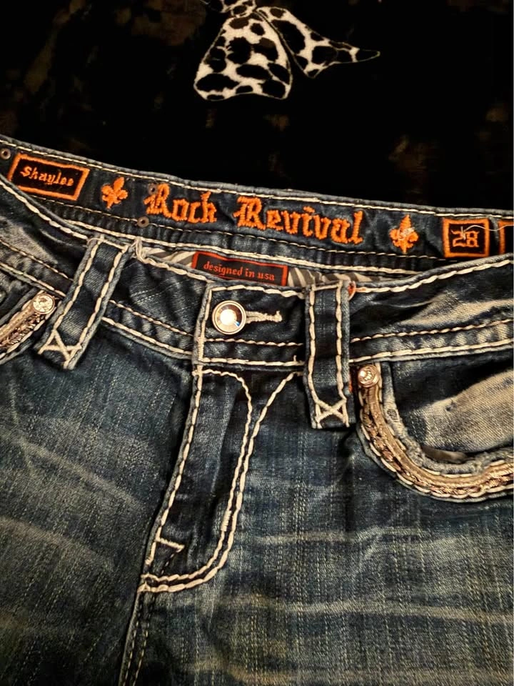 rock revival vintage shorts