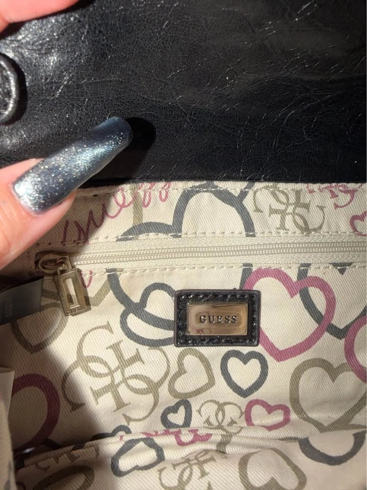 y2k vintage Guess leather clutch purse - photo 3