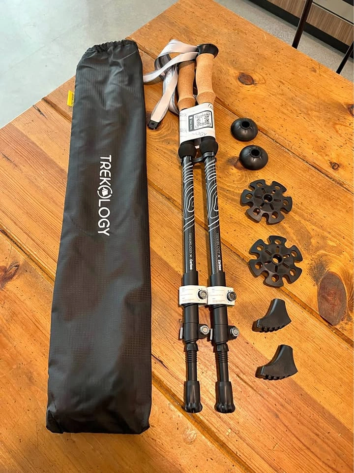 Carbon Fiber Trekking Poles, Ultralight, Trekology – New