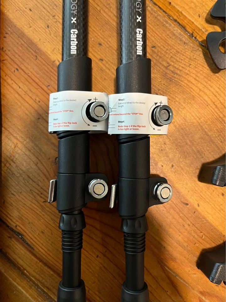 Carbon Fiber Trekking Poles, Ultralight, Trekology – New - photo 2