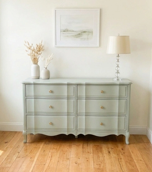 Refinished Vintage French Provincial Dresser & Nightstand Set - photo 3