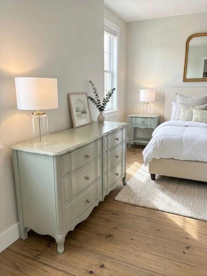 Refinished Vintage French Provincial Dresser & Nightstand Set - photo 4